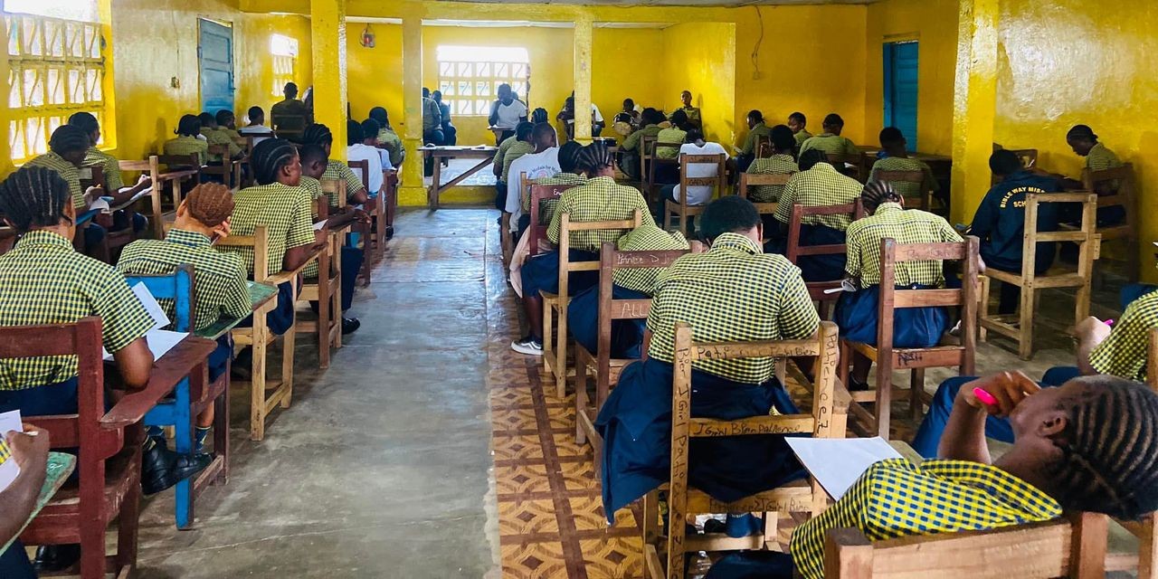 BWMS students write final exam | 2025