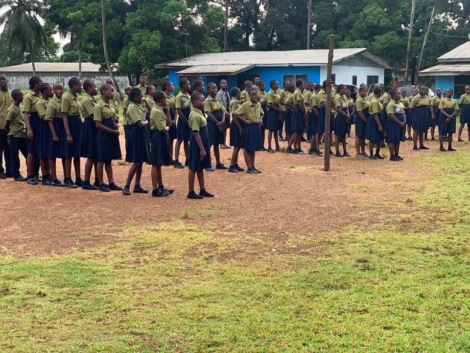 BWMS students during devotion | 2025